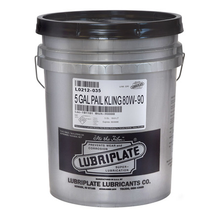 LUBRIPLATE 35 lb Gear Oil Pail 150 ISO Viscosity, 80W-90 SAE, Red L0212-035